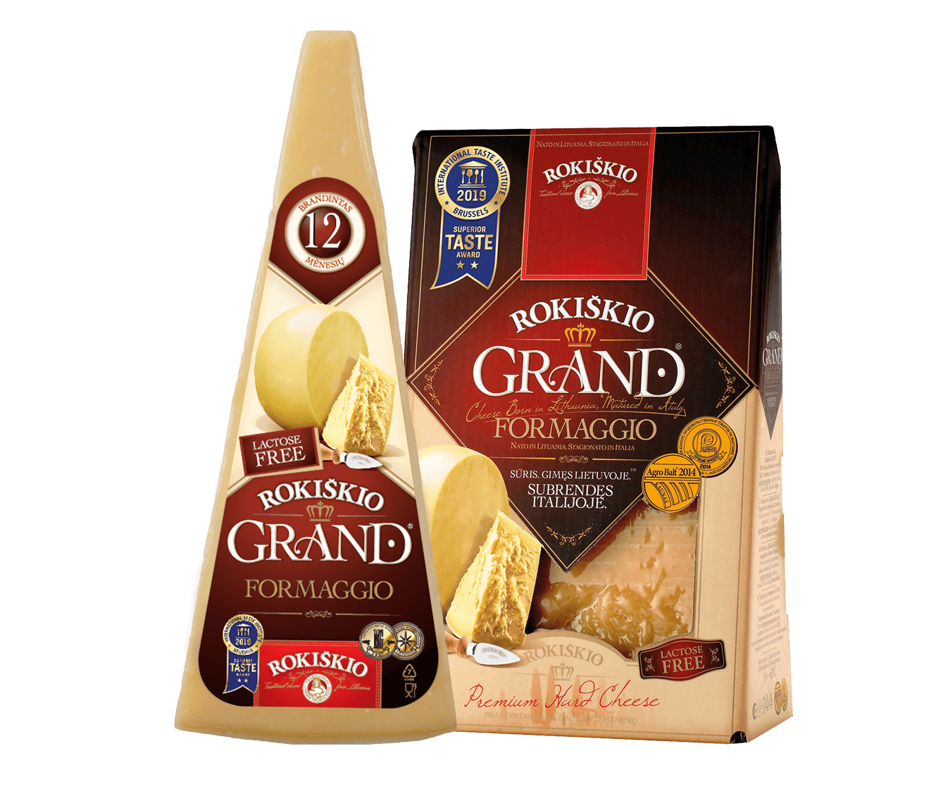 Hard Cheese Rokiškio GRAND Matured for 12 months